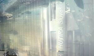K-SYSTEM Vertikaljalousie mit Aufdruck Wien