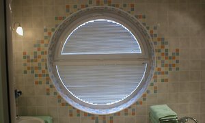 Jalousien K-design für Bogenfenster